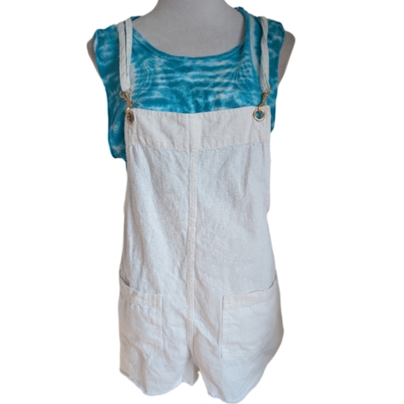 Show Me Your MuMu Trude Romper Seasalt White S New - Picture 7 of 14